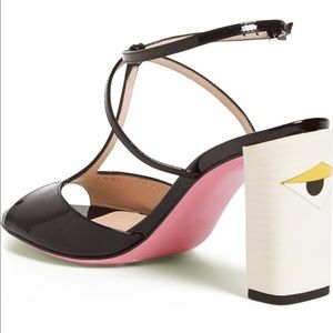 Fendi Monster Eyes Block Heels